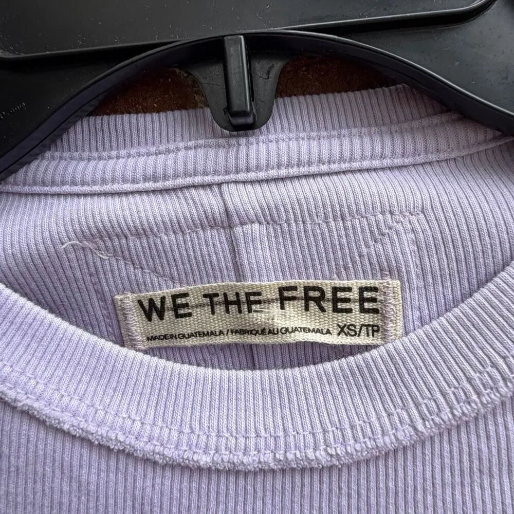 Free People We the Free Ever Had Tee in lavender purple XS NEW